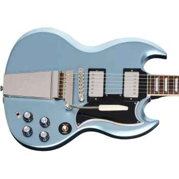 Epiphone 1964 sg standard with maestro vibrola reissue pelham blue