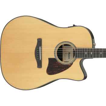 Ibanez aad381ce-nt guitarra electroacústica advanced natural low gloss