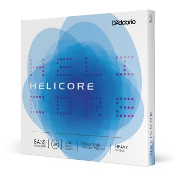 D´addario helic orch bass set 3/4 hvy