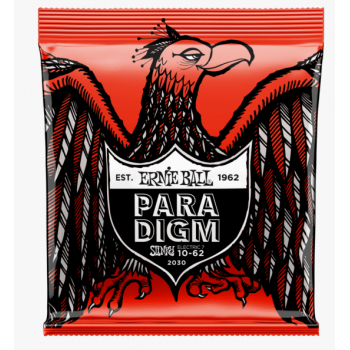 Ernie ball 2030 paradigm sthb slinky cuerdas para guitarra eléctrica 10-62
