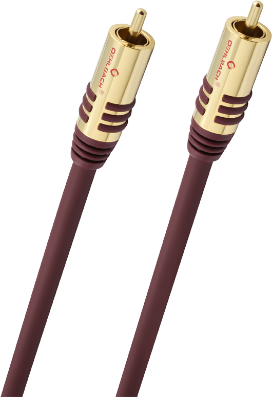 Oehlbach NF Subwoofer Cable Cinch/cinch 1m Mono Cable Subwoofer NF Subwoofer Cable Cinch/cinch 1m Mono