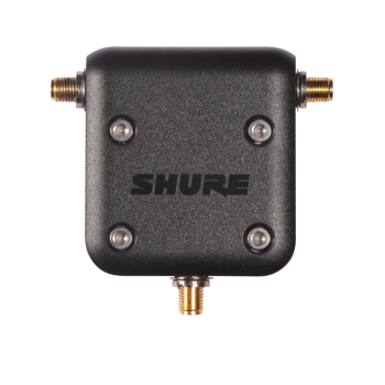 Shure ua221-rsma divisor pasivo de antena con conectores sma de polaridad inversa