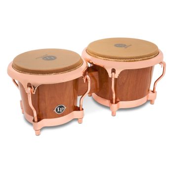 Latin percussion lp201ax-2cb bongo 7-3/4\ 8-5/8\ limited cherry wood series