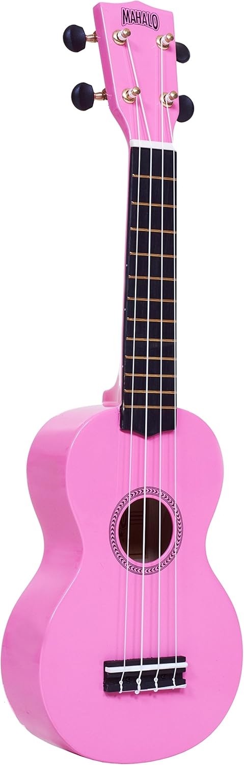 Mahalo Mr1Pk - Ukelele Serie Rainbow Color Rosa Con Funda MR1PK