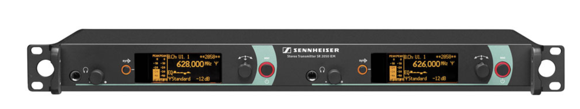 Sennheiser Sr 2050 Iem-Bw Transmisor Estéreo Gemelo Estacionario con Comparador Hdx Frecuencia B Sr 2050 Iem-Bw