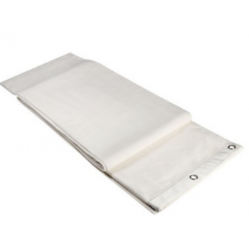 Adam hall accesorios 0160 x 33 wh - tela acústica b1 con ojales niquelados y dobladillo 3x3, crema