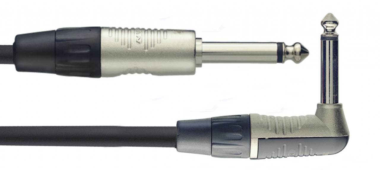 Stagg NGC6PLR Cable Instrumento Jack Acodado 6m NGC6PLR