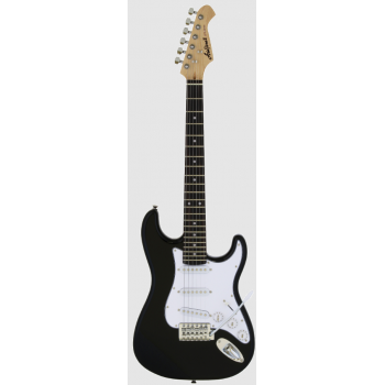 Aria guitarra stratocaster stg-mini negra stgminibk