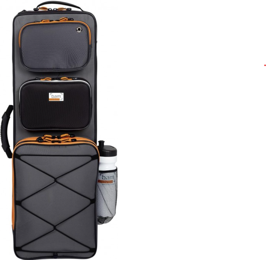 Bam Estuche Violín PEAK2002BN Peak Performance Rectangular Negro PEAK2002BN