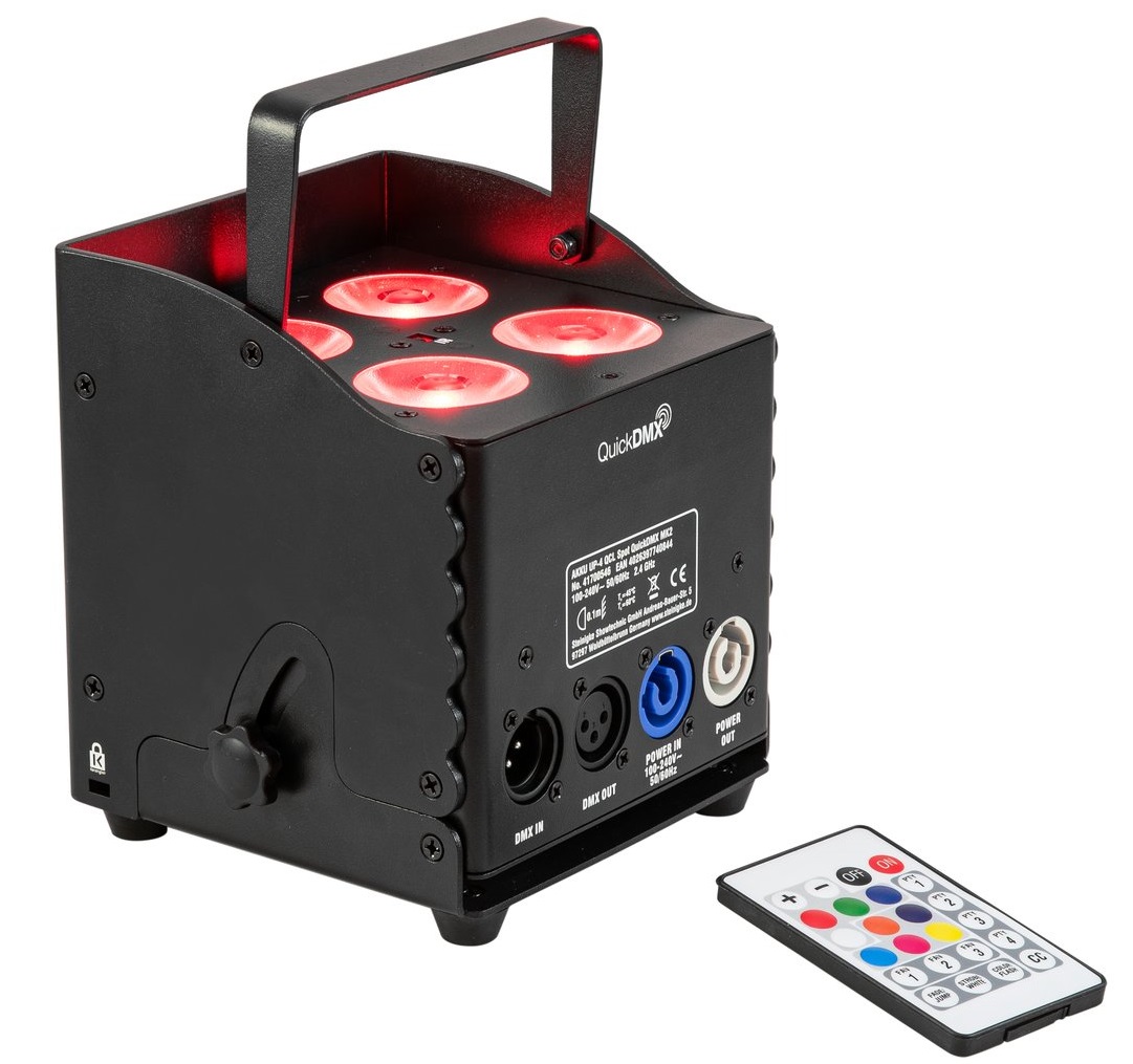 Eurolite AKKU UP-4 QCL Spot QuickDMX MK2 Foco LED AKKU UP-4 QCL Spot QuickDMX MK2