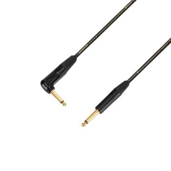 Adam hall instrument cable | palmer y neutrik angled jack x jack ts | 1.5 m