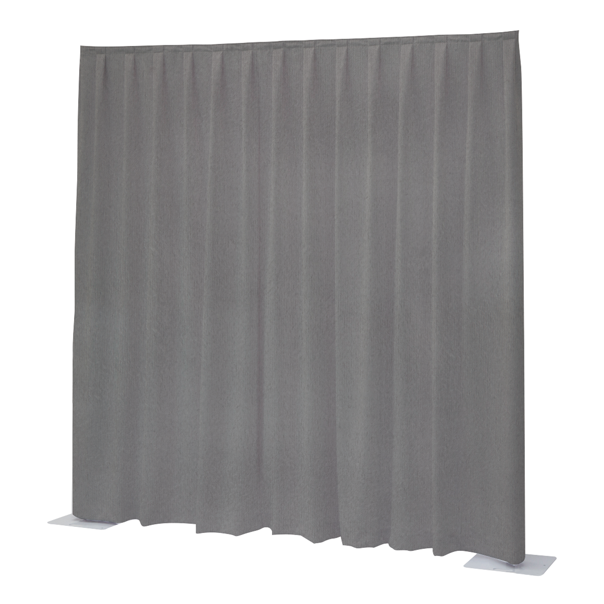WENTEX P&D Curtain Napoli Velvet (EE.UU.) Gris claro - 11 x 12 (ancho x alto 97173