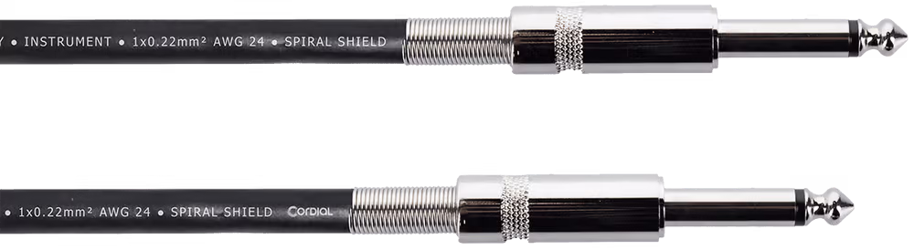 Cordial cable de guitarra jack 6 m.