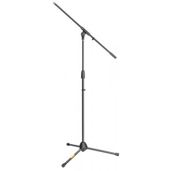 Adam hall s 10 b soporte de trípode para micrófono con brazo articulado y pata de bloqueo