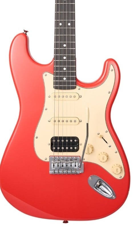 Mooer MSC10 Elite Fiesta Red Guitarra Eléctrica Mooer MSC10 Elite Fiesta Red