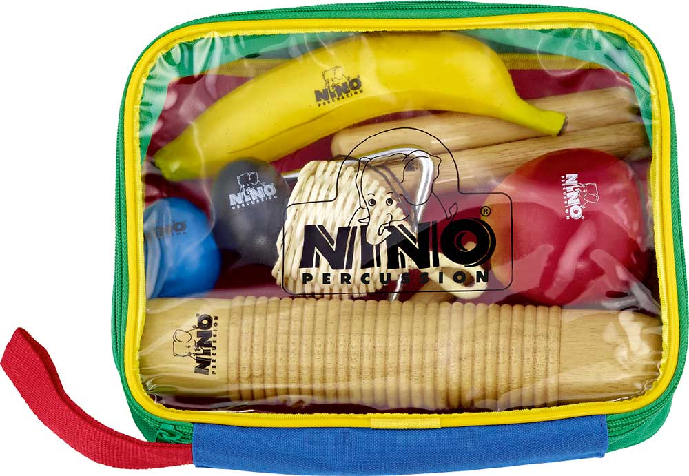 Nino Percussion Set 8 Instrument. Con Funda Ni NINOSET4