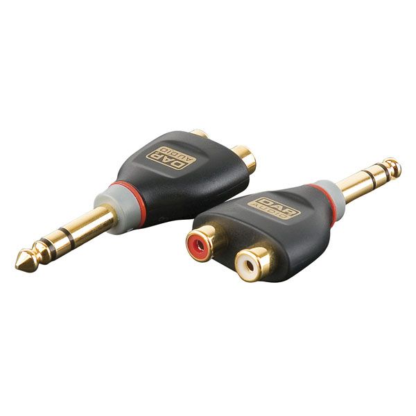 DAP Audio XGA18 Adaptador Jack Stereo/ 2 RCA Hembra XGA18