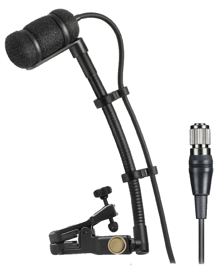 Audio Technica ATM-350UcH Micrófono Inalámbrico de Condensador Cardioide para Instrumento con Sistema de Montaje Universal ATM-350UcH