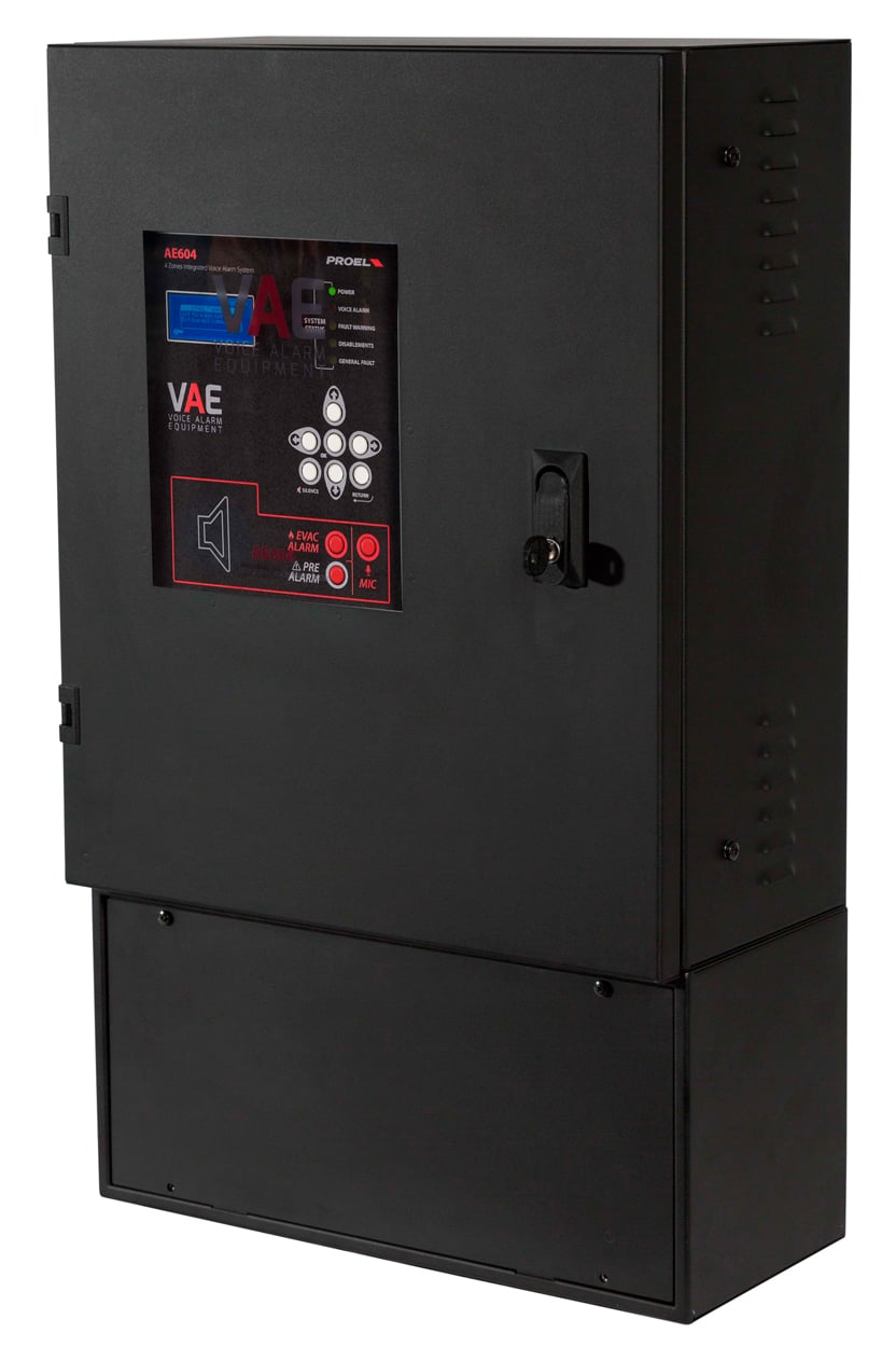 Proel AE604 Vae Compact, Todo En Uno, 4 Zonas Sistemas De Evacuación En54-16 En54-4 Certificado ( REACONDICIONADO ) AE604