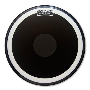 Aquarian drumheads skiii22bk superkick iii 22 pulgadas parche bombo