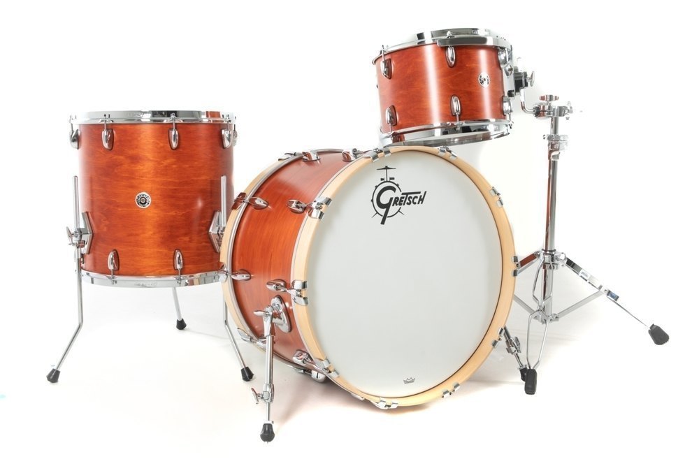 Gretsch Drums GB-RC423-SWO Set USA Brooklyn Bombo 22 pulgadas Satin Burnt Orange Set USA Brooklyn Bombo 22 pulgadas Satin Burnt Ora