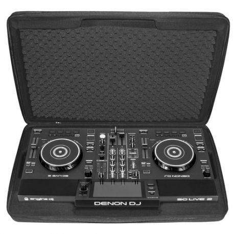 Udg U8318BL Cr Denon Dj Sc Live 2 Hardcase Black Flight Case para Equipo U8318BL