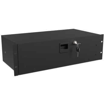 Audibax pro rack drawer 3u 230 k cajón con llave para rack