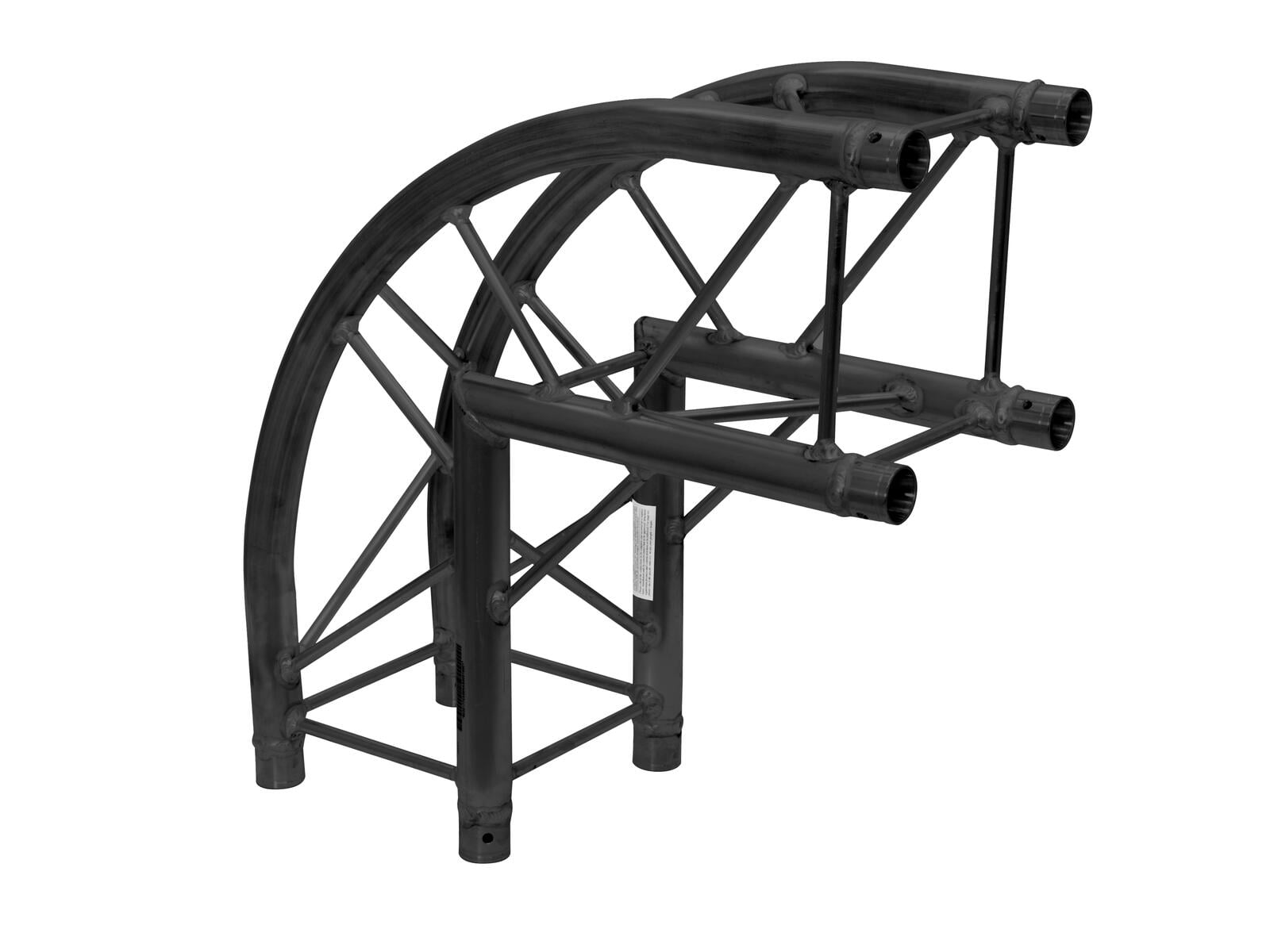 Alutruss DECOLOCK DQ4-SPAC21R 2-way Esquina 90Grados Negro DECOLOCK DQ4-SPAC21R 2-way Esquina 90Grados Negro