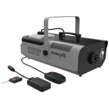 Audibax smoke 1200 máquina humo 1200w discoteca profesional + mando inalámbrico