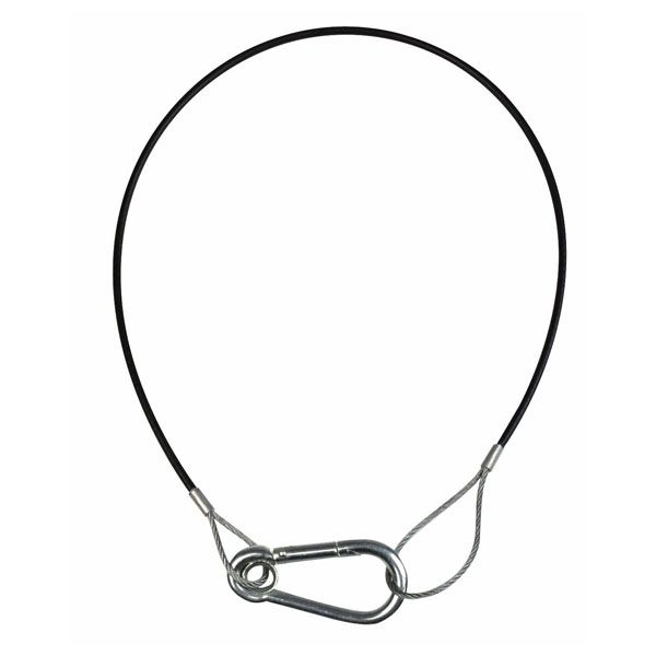 Showtec Cable de Seguridad Negro de 50 cm RF:70110 de Seguridad Negro 50 cm RF:70110