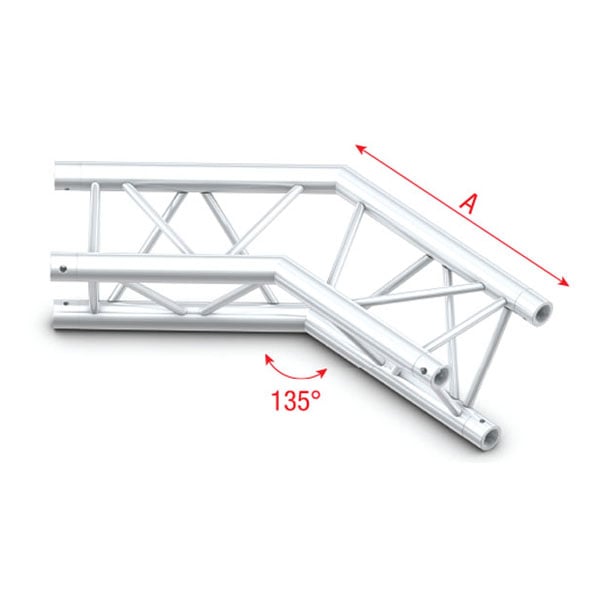 Showtec Corner 135 Esquina Triangular para Truss PT30005 Corner 135 PT30005