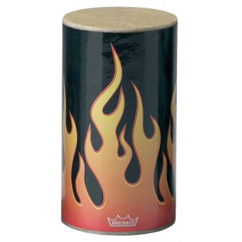 Remo shaker bossa 4 x 2 1/4 color flame