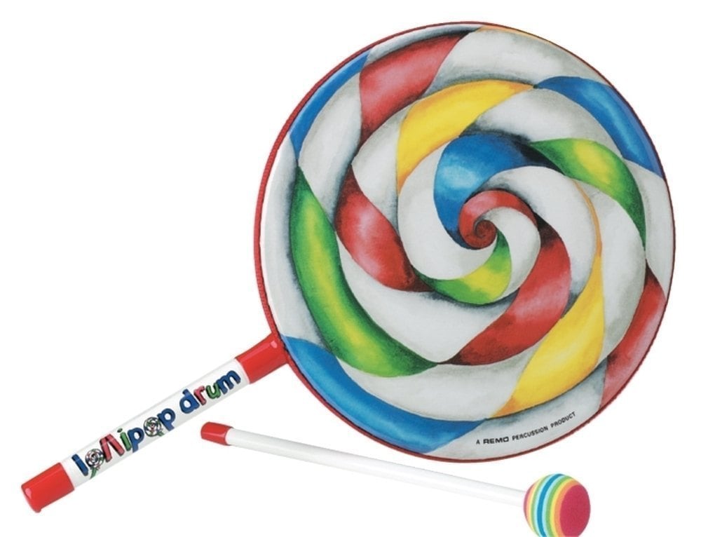 Remo ET-7110-00 Percusión infantil Lollipop Drum 10x1" Percusión infantil Lollipop Drum