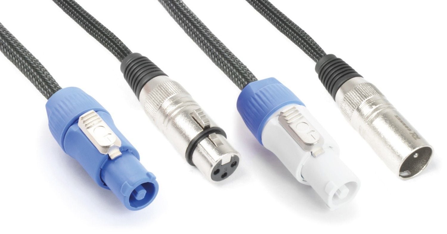 Power Dynamics Ligero Combi Cable Alimentacion B Xlr M Alimentacion A Xlr F 15m 176728 176728