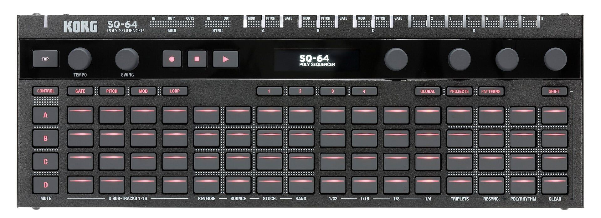 Korg SQ-64 Secuenciador Polifónico SQ64