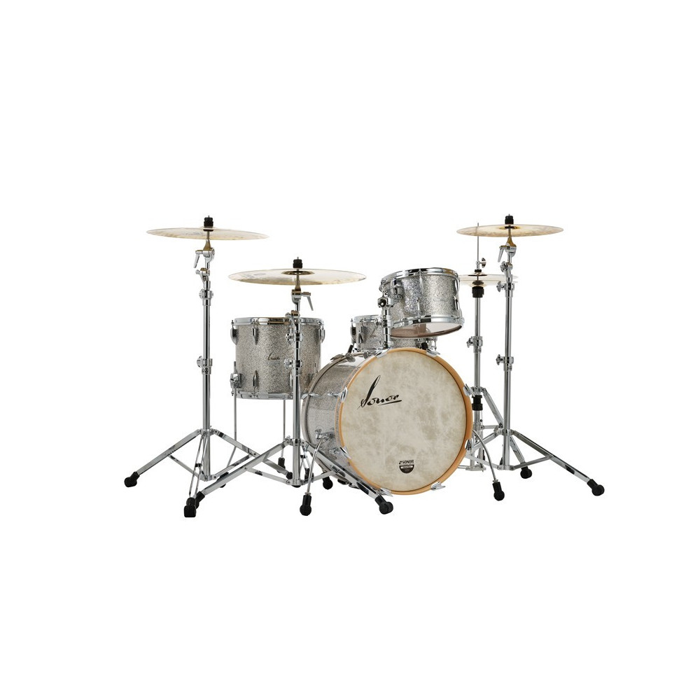 sonor 17350 Silver Glitter Serie Vintage 12X8 14X12 20X14 Set de Bateria 17350 Silver Glitter Serie Vintage 12X8 14X12 20X1