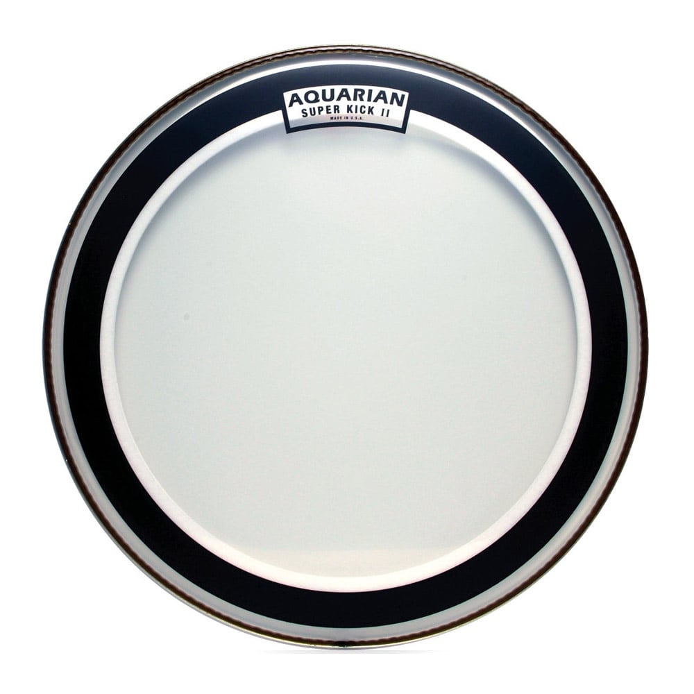 Aquarian Drumheads SKIII22W Superkick II 22 Pulgadas Parche Bombo SKIII22W Superkick II 22 Pulgadas