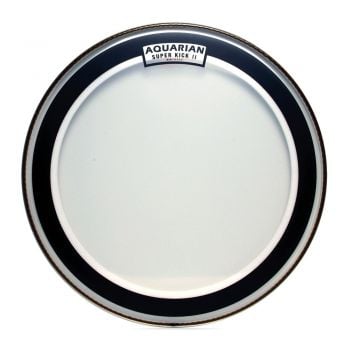 Aquarian drumheads skiii22w superkick ii 22 pulgadas parche bombo