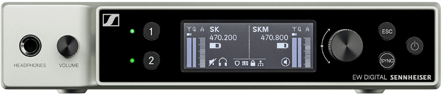 Sennheiser EW-DX EM 2 Dante Q1-9 Receptor Dante Digital EW-DX EM 2 Dante Q1-9