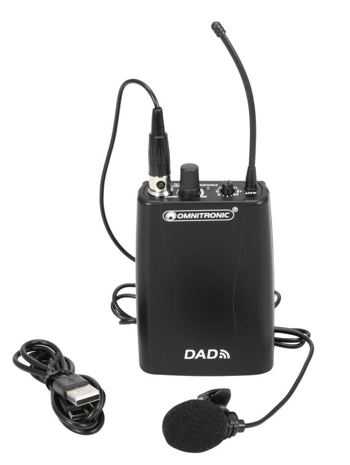 Omnitronic DAD Micrófono de solapa Omnitronic DAD