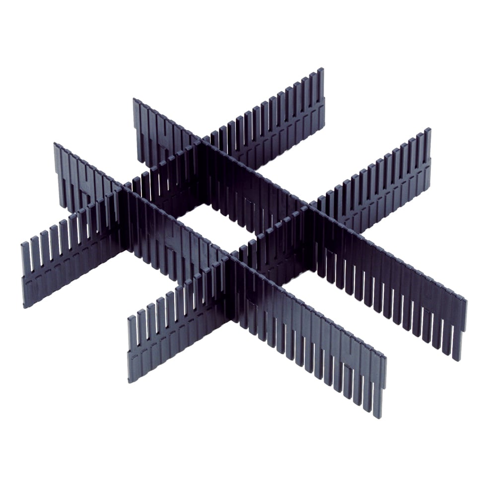 Adam Hall Divisor ancho de Cajones de 19\" 2 U RACK INLAY 02 SEPARATOR CROSSWISE