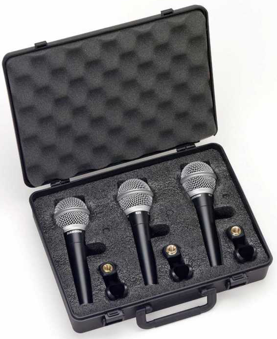 Samson R21SW 3-PACK Micrófono dinámico de mano R21SW 3-PACK