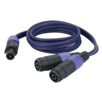 Dap audio fs13 cable 2 speakon hembra / 1 speakon macho de 1,5 metros