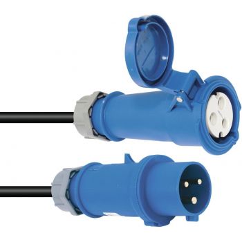 Psso cee extensión 16a 3 x 2.5, 10 metros, azul
