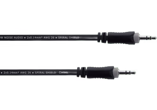 Cordial cable de audio minijack estéreo de 1 m