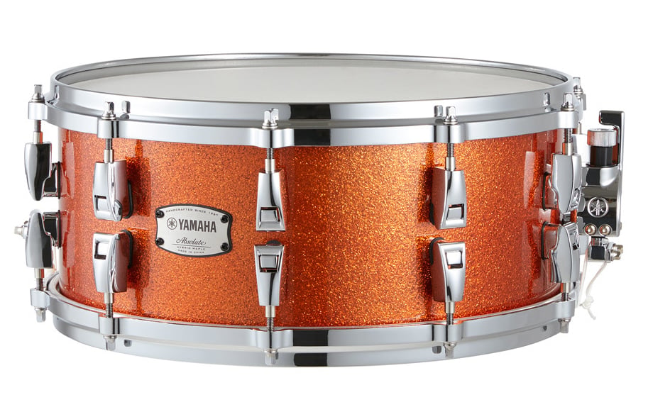 Yamaha Absolute Maple Hybrid Orange Sparkle 14x6" AMS1460 AMS1460-ORS