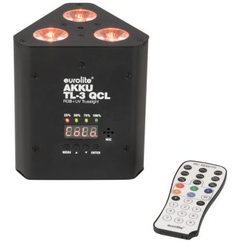 Eurolite akku tl-3 qcl rgb+uv trusslight
