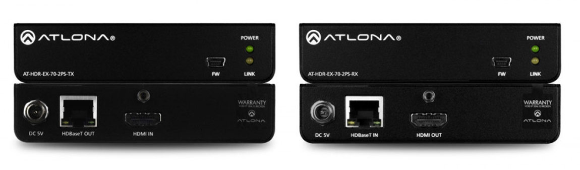 ATLONA AT-HDR-EX-70-2PS Kit Tx/Rx HDR 4K/UHD HDMI HDR-EX-70-2PS