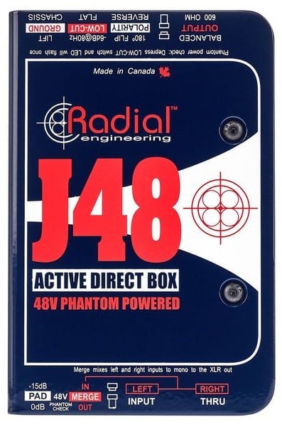 Radial Engineering J48 DI Activa 48V J48