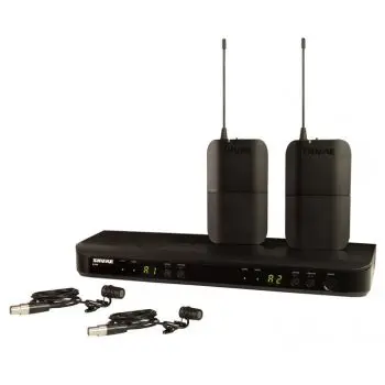 SHURE BLX188 W85 Microfono inalambrico dual de Solapa Presenter